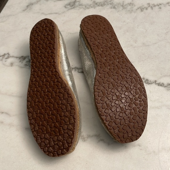 Tory Burch Reva Espadrilles Silver size 8 - Picture 3 of 3